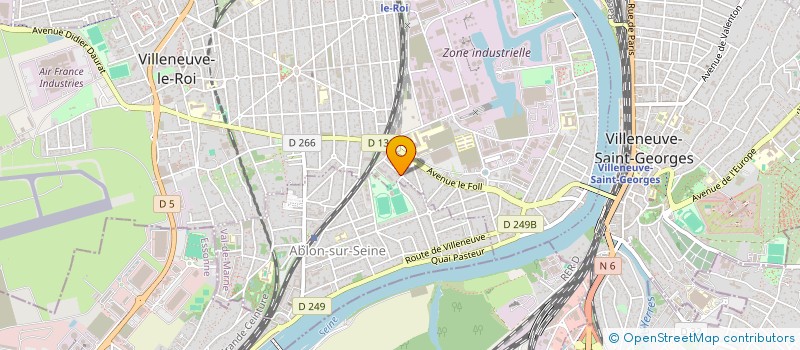 localisation de l'entreprise RDR à VILLENEUVE-LE-ROI