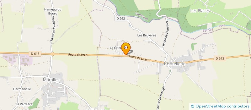 localisation de l'entreprise RDR  L'HOTELLERIE