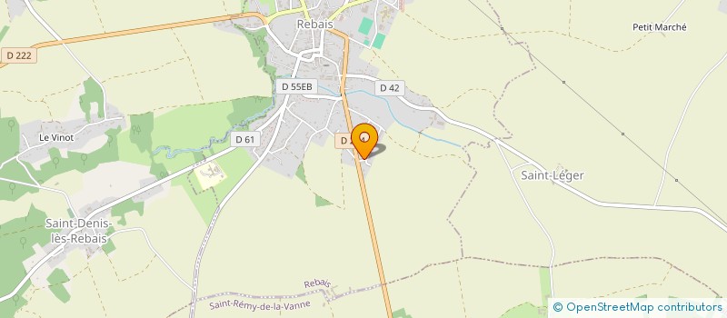 localisation de l'entreprise RDR GROUP  REBAIS