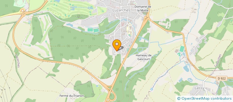 localisation de l'entreprise RDR IMMO à LUZARCHES