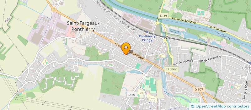 localisation de l'entreprise RDR PLOMBERIE à SAINT-FARGEAU-PONTHIERRY