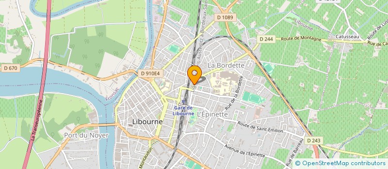 localisation de l'entreprise RDR SERVICES  LIBOURNE