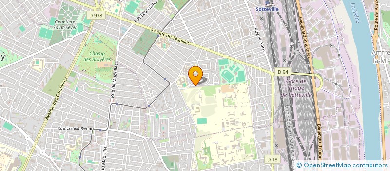 localisation de l'entreprise RDRA  SOTTEVILLE-LES-ROUEN