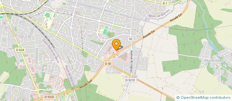 localisation de l'entreprise RDS à MONT-DE-MARSAN