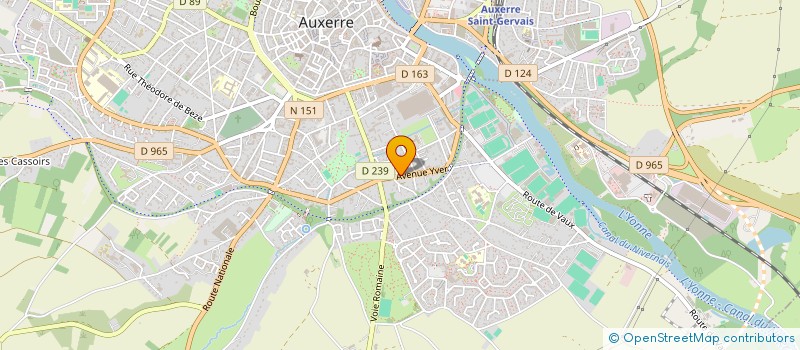 localisation de l'entreprise RDS 89 à AUXERRE