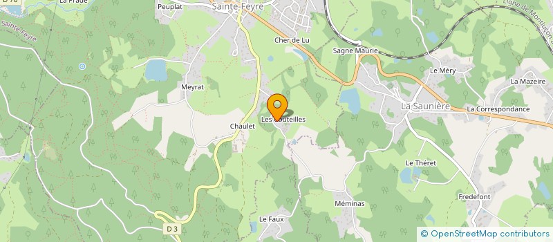 localisation de l'entreprise RDS à SAINTE-FEYRE