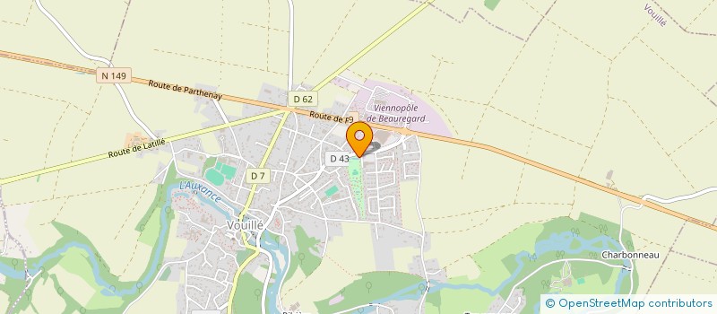 localisation de l'entreprise RDS BAZAR  VOUILLE