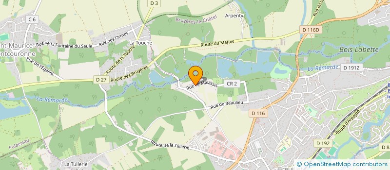 localisation de l'entreprise RDS GESTION  BREUILLET