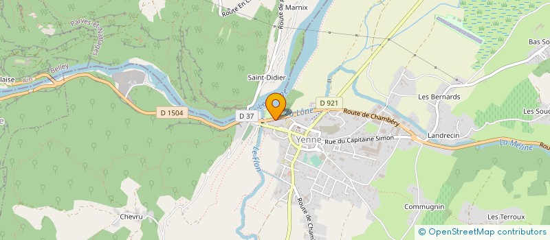 localisation de l'entreprise RDSERVICES à YENNE