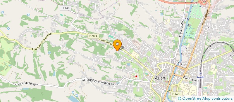 localisation de l'entreprise RDT à AUCH