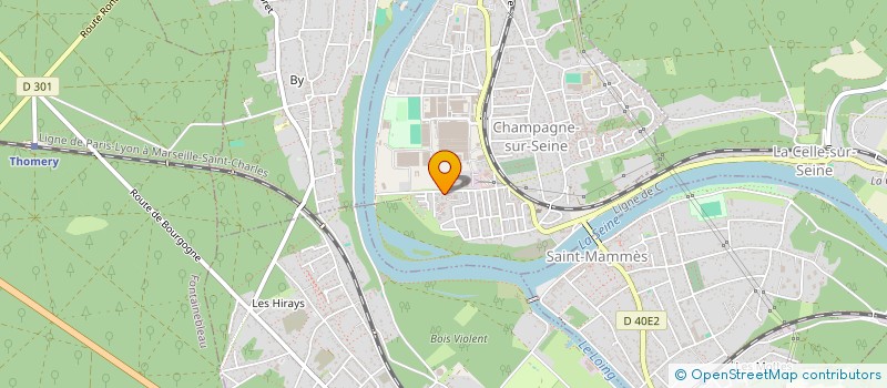 localisation de l'entreprise RDTS  CHAMPAGNE-SUR-SEINE