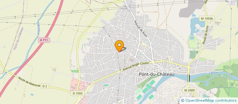 localisation de l'entreprise RDV  PONT-DU-CHATEAU