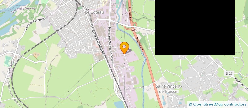 localisation de l'entreprise RDV ASSOCIES à LE COTEAU