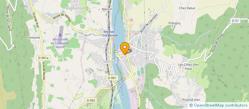 localisation de l'entreprise RDV DIFFUSION à SEYSSEL