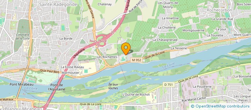 localisation de l'entreprise RDV PATRIMOINE à ROCHECORBON