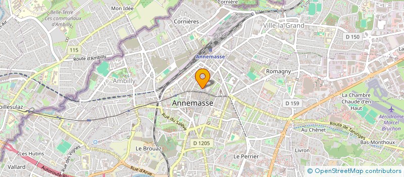 localisation de l'entreprise RDV RESTAURANT à ANNEMASSE