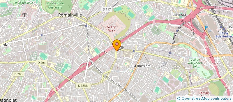 localisation de l'entreprise RDV (ROSE DES VENTS) à ROMAINVILLE