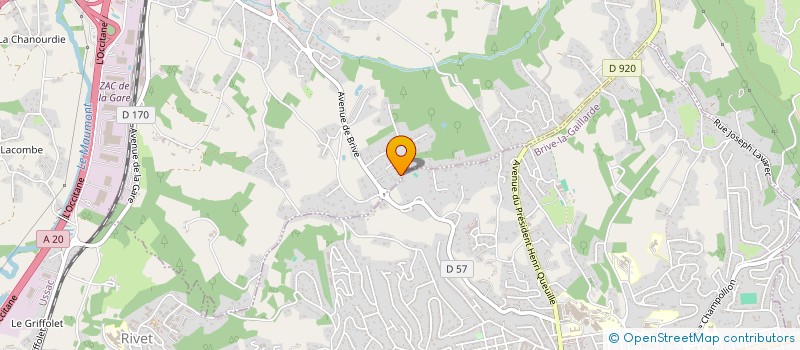 localisation de l'entreprise RDVAVDRN  USSAC