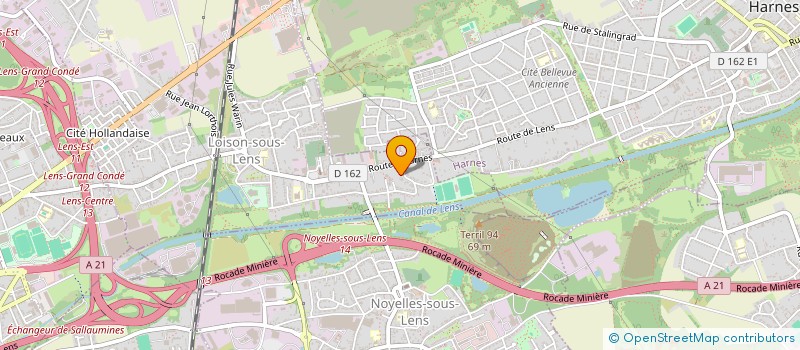 localisation de l'entreprise RDVB-IMMO  LOISON-SOUS-LENS