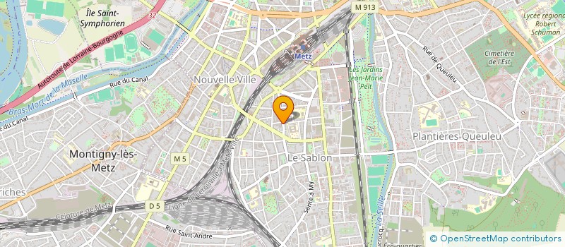 localisation de l'entreprise RDVBOX  METZ