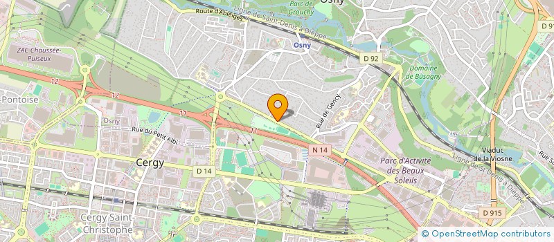 localisation de l'entreprise RDVMPNAT  OSNY