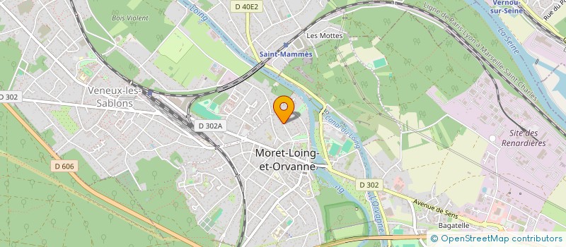 localisation de l'entreprise RDVS  MORET-LOING-ET-ORVANNE