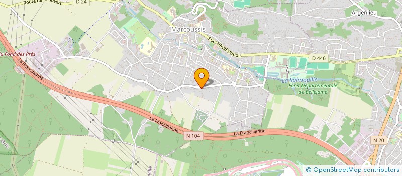 localisation de l'entreprise RDX  MARCOUSSIS