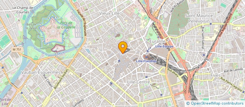 localisation de l'entreprise RDX INVEST à LILLE