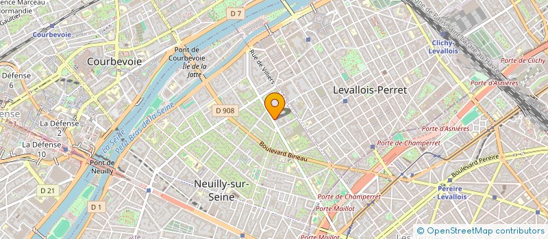 localisation de l'entreprise RDZ à NEUILLY-SUR-SEINE