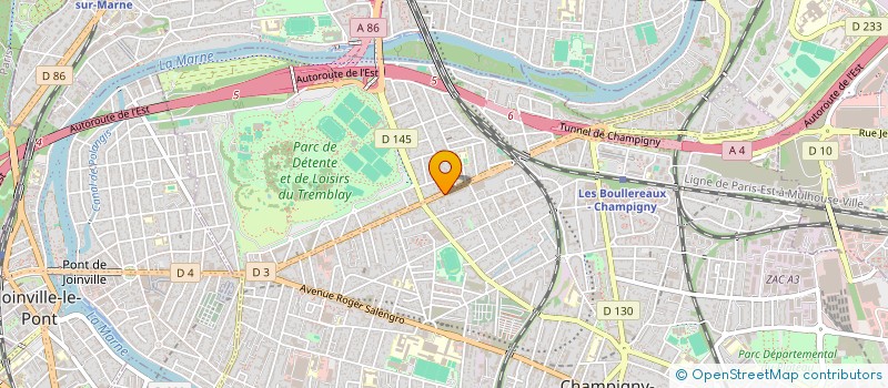 localisation de l'entreprise RE 9 à CHAMPIGNY-SUR-MARNE