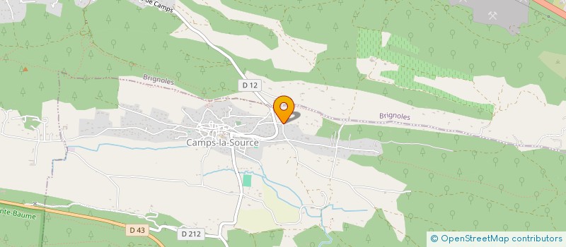 localisation de l'entreprise RE 9 PACA  CAMPS-LA-SOURCE