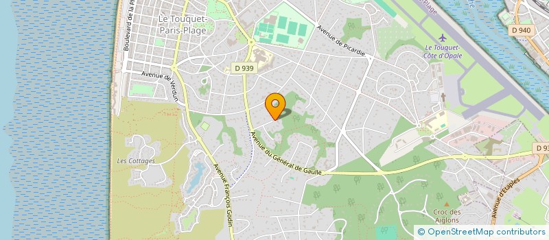 localisation de l'entreprise RE-ACORES  LE TOUQUET-PARIS-PLAGE