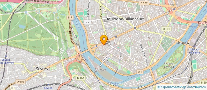 localisation de l'entreprise RE ACTIVITE à BOULOGNE-BILLANCOURT