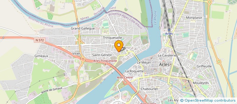 localisation de l'entreprise RE-AGIR à ARLES