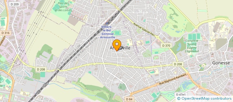 localisation de l'entreprise RE / AGIR  ARNOUVILLE