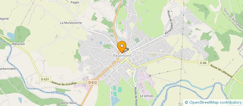 localisation de l'entreprise RE'AL CROCHE à REALMONT