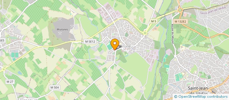 localisation de l'entreprise RE BAT à LAVERUNE