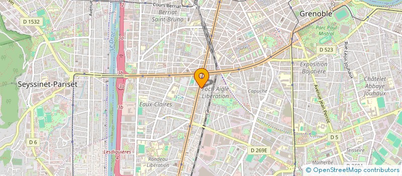 localisation de l'entreprise RE BELLE à GRENOBLE