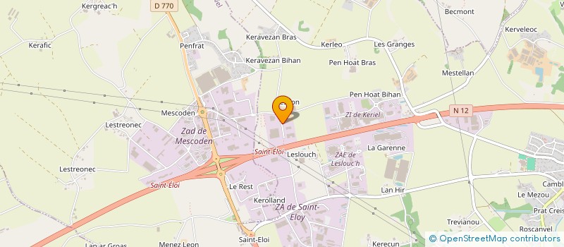 localisation de l'entreprise RE.BIO.LUTION  PLOUEDERN