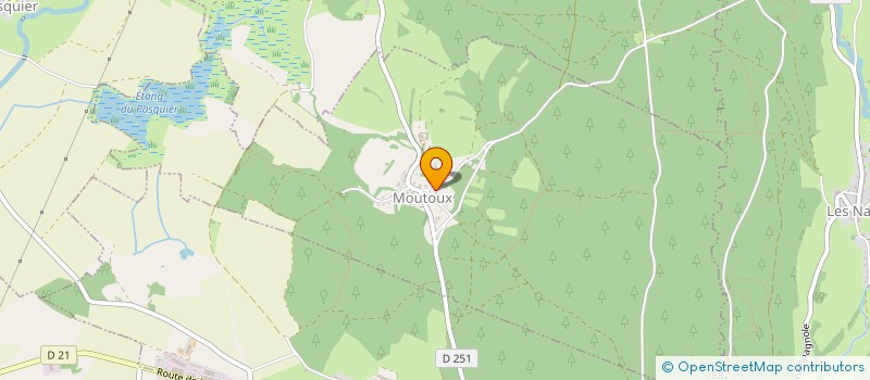 localisation de l'entreprise RE-BON  MOUTOUX