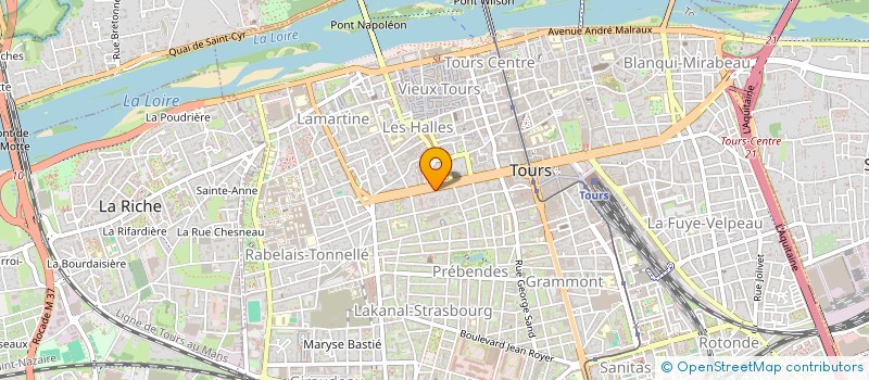 localisation de l'entreprise RE-BONNIN  TOURS