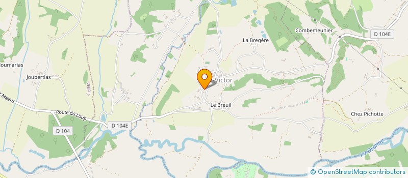 localisation de l'entreprise RE CREATION à SAINT-VICTOR