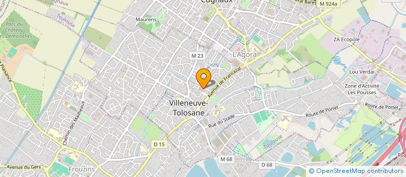 localisation de l'entreprise RE-CREATION D'ARTS  FROUZINS