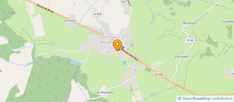 localisation de l'entreprise RE-CREATIONS à SAINT-PAUL-DES-LANDES