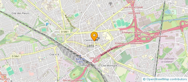 localisation de l'entreprise RE-CYCLE  LENS