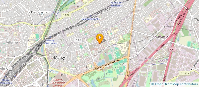 localisation de l'entreprise RE ET TB à MASSY