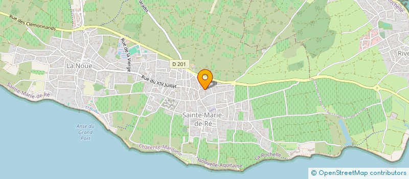 localisation de l'entreprise RE EXPERIENCES  SAINTE-MARIE-DE-RE