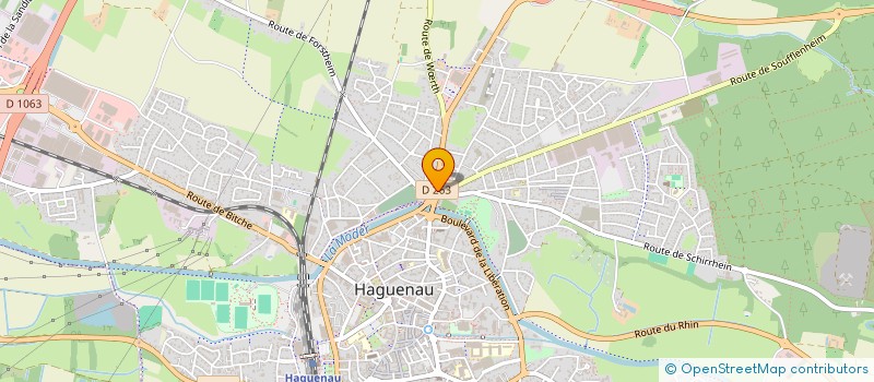 localisation de l'entreprise RE'FLEX SERVICES à HAGUENAU