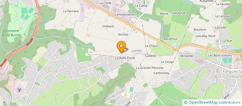 localisation de l'entreprise RE FOR ME  TRESSES