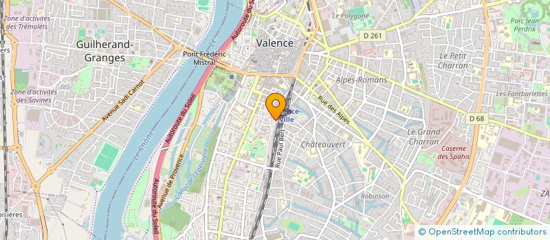 localisation de l'entreprise RE FORM à VALENCE